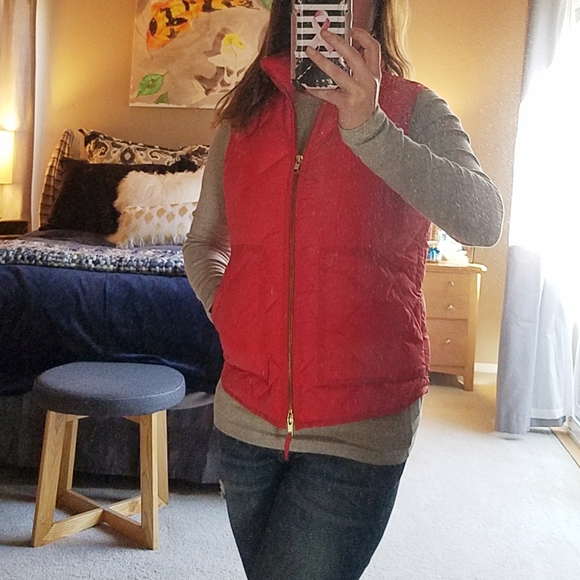 J. Crew down puffy vest - Picture 7 of 7